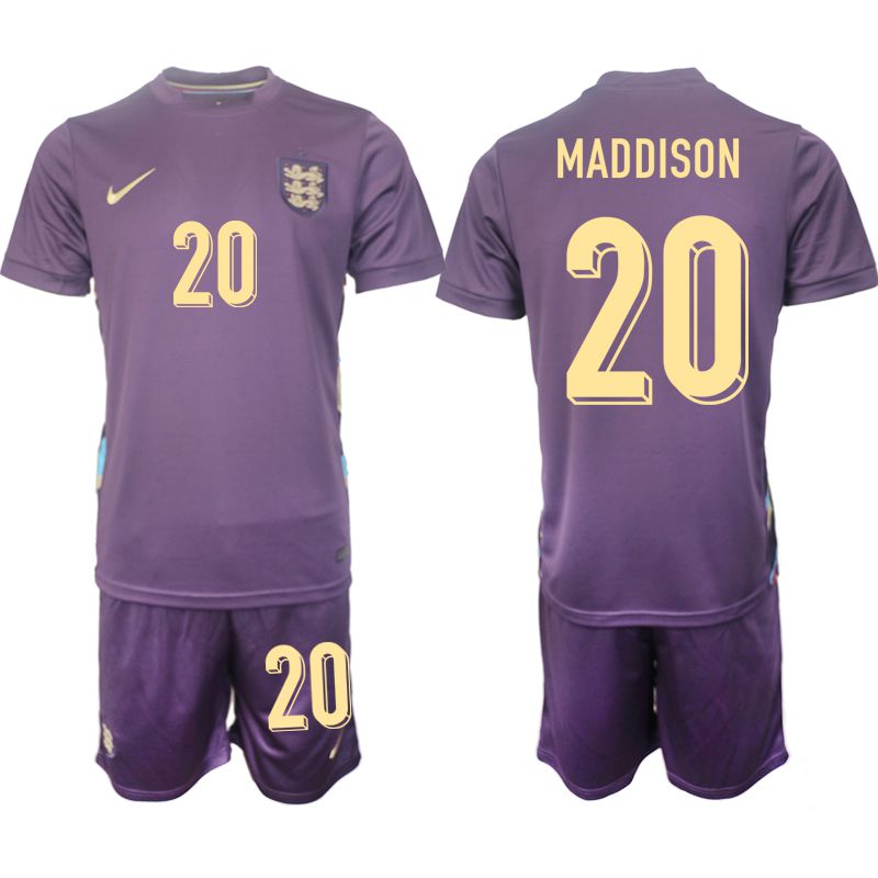 Men 2024-2025 Season England away purple #20 Soccer Jersey